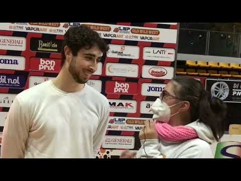 A2 Girone Verde: Edilnol Biella - 2B Control Trapani 71-65,intervista post partita di Matteo Pollone