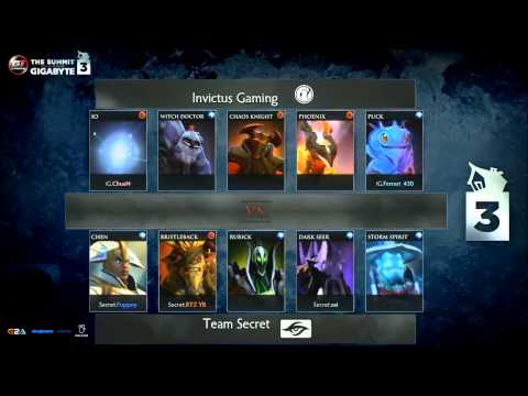 Secret vs IG - Game 1 (Summit 3 - LAN Finals) - KoTLGuy, SunsFan & syndereN