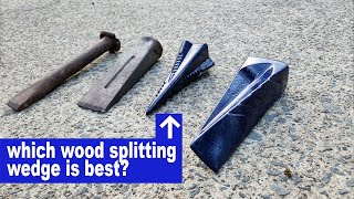 Download lagu Different Metal Wedges for Splitting Firewood mp3