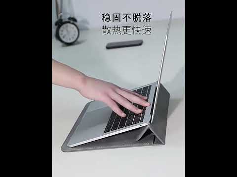 Чехол конверт для ноутбука 13.6-14" TaiKesen серый - фото 1 - id-p2166758318