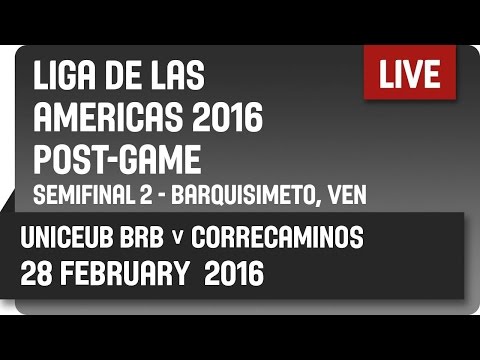 UniCEUB BRB(BRA) v Correcaminos (PAN) Post-Game - Semifinal #2 -  2016 DIRECTV Liga de las Américas