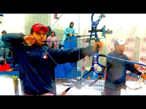 Seb Peineau v Pierre-Julien Deloche – compound men gold | Shanghai 2014 Archery World Cup S1
