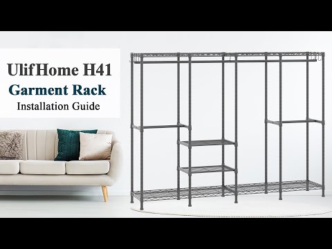 How to Install UlifHome H41 Garment Rack?