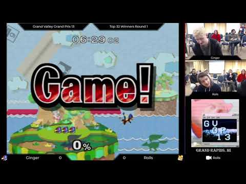 GVGP 13 - Ginger (Falco/Sheik) Vs Rolls (Fox) (WR1)