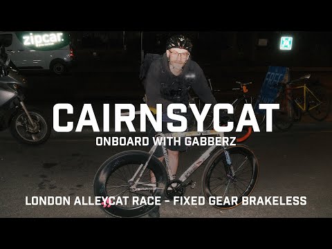 Cairnsycat with Gabberz - London Alleycat Race