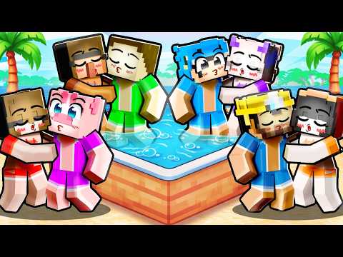 7 KAMARÁDŮ na LOVE ISLANDU v Minecraftu!