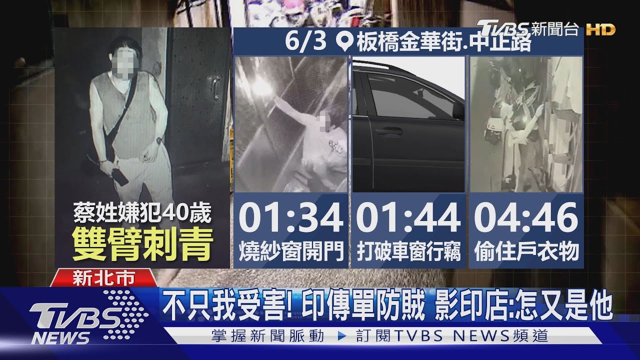 一晚連3偷!受害住戶印傳單防賊 影印店:別人也來印