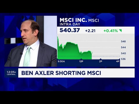 Here's why short-seller Spruce Point Capital is betting against MSCI