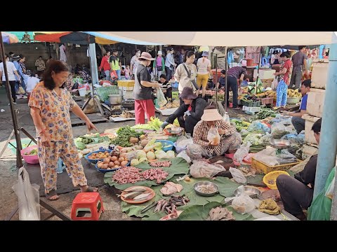 Morning Scene Wet Market Tour | Daily Life Style Vendors