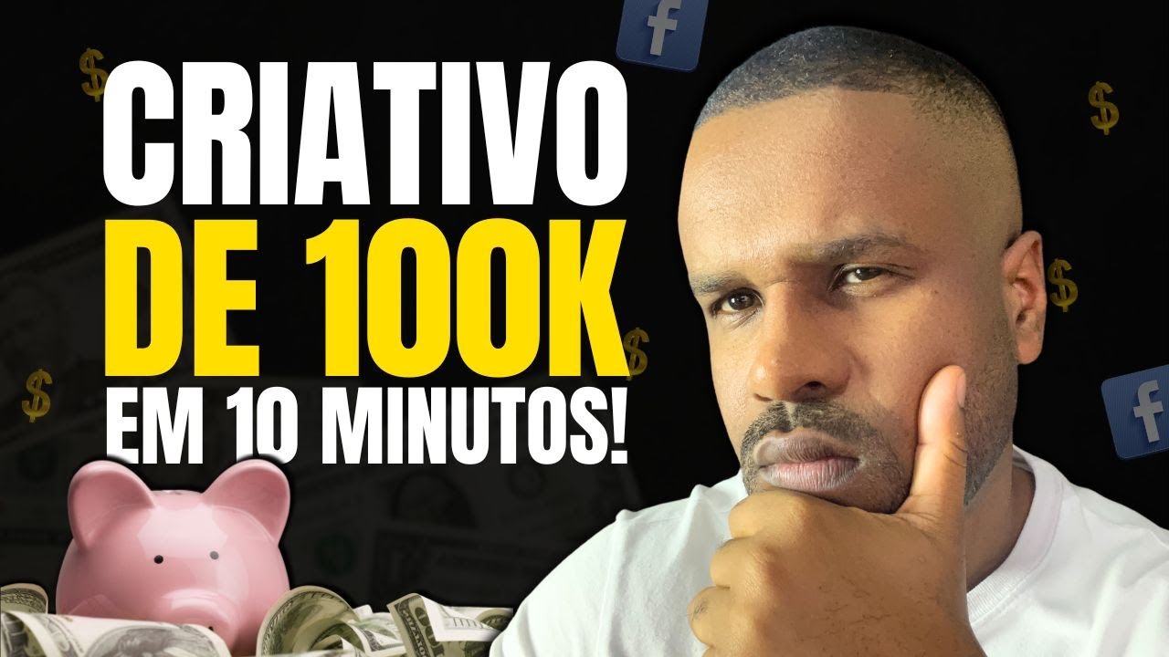 Criativo para vender 100K no facebook fiz em 10 minutos