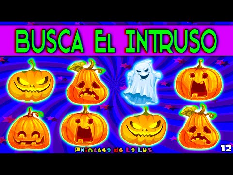 BUSCA EL INTRUSO 🔷 Encuentra El IMPOSTOR 🔸 JUEGO Visual De HALLOWEEN 🚨 PASATIEMPOS DIDÁCTICOS