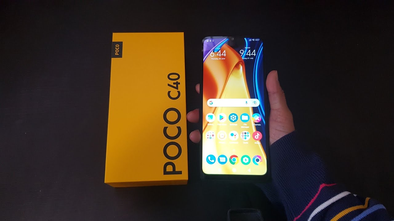 Смартфон Poco C40 4/64Gb Черный RU