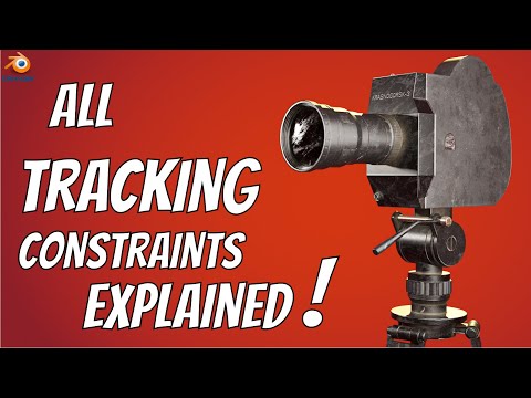 Blender 2.91 All Tracking Constraints Explained - Urdu/Hindi