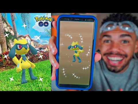 CHOQUEI UM RIOLU SHINY INESPERADO - POKEMON GO | Cris |