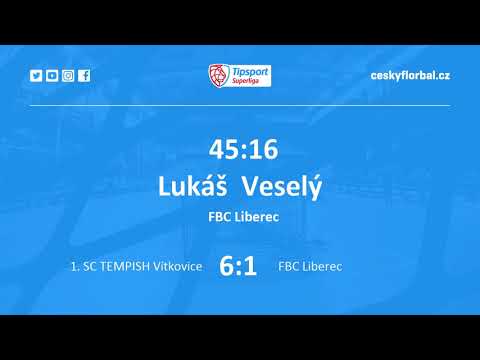 Highlights: 1. SC TEMPISH Vítkovice - FBC Liberec 8:2