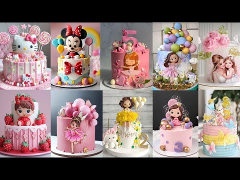 Cake design ideas for baby girl/Cake Design/Girl Cake Design/Birthday Cake/Birthday Cake Design/Cake