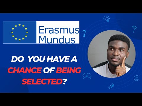 What are the odds of winning the Erasmus Mundus Scholarship?