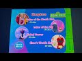 Sesame Street THE LETTER OF THE MONTH CLUB DVD Menu Walkthrough