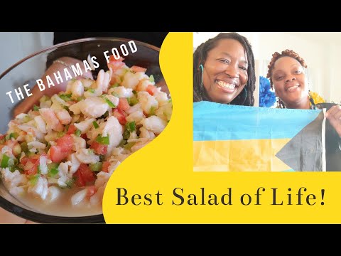 🇧🇸Bahamas Food | Bahamian Inspired Seafood Salad | Best Salad of Life | Gluten Free