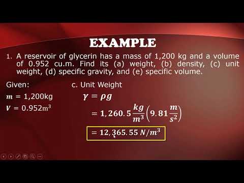 Fluid Mechanics Course - Properties of Fluid Part 1 (Topic 1)