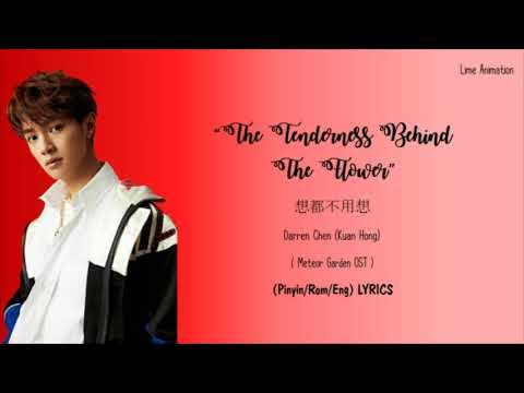 Darren Chen - The Tenderness Behind The Flower [Pinyin/Rom/Eng LYRICS] #METEORGARDEN #LIMEANIMATION