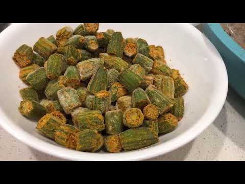 Frozen Okra Curry Recipe  | Home Vlog Video
