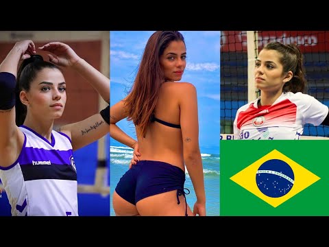 Brazilian Volleyball Star Keyt Alves Turning Heads At The Beach