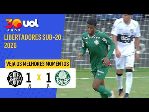 Gols e lances de Olímpia x Palmeiras