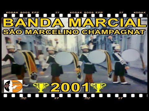 BANDA MARCIAL CLÁSSICA SÃO MARCELINO CHAMPAGNAT 2001 NO COBANPE CONCURSO DE BANDAS DE PERNAMBUCO