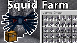 Squid Farm / Inc Sac | 5500+/hr | Minecraft 1.20+