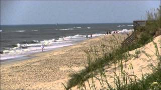 preview picture of video 'Beach Report - 7.9.12 - Waves NC'