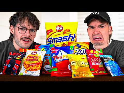 British Men Try Swedish Snacks