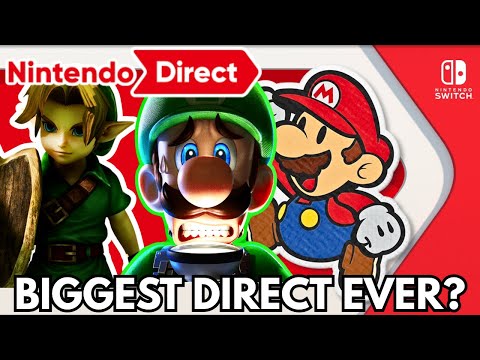 Everything I Expect in the February Nintendo Direct (Zelda 40th, Paper Mario, Luigi's Mansion 4)