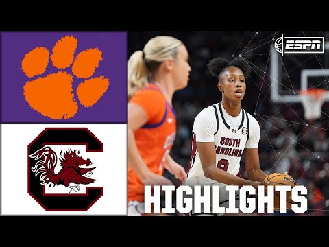 Clemson Tigers vs. South Carolina Gamecocks | Full Game Highlights | ESPN College Basketball