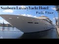 Sunborn Luxury Yacht Hotel  -  London Docklands - Full Tour - Cabin Upgrade - Afternoon Tea