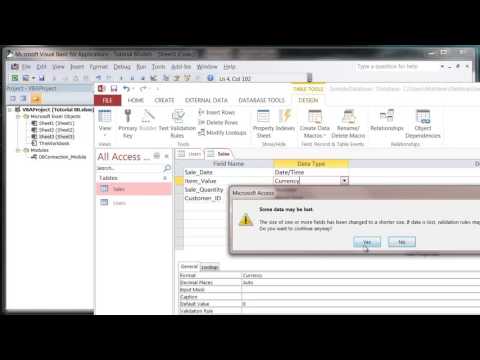 Excel 2010 VBA Tutorial 81   ADODB   SQL Numeric Parameters