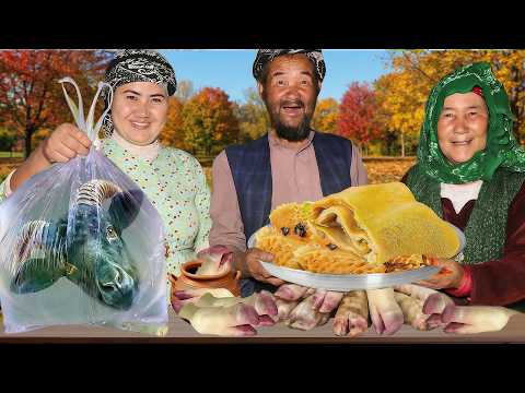 Traditional Afghan Sheep Head & Tripe | Real Village Life Cooking 🇦🇫