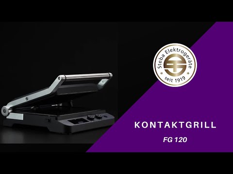 Elektrinis grilius Steba FG 120, Pilkos spalvos
