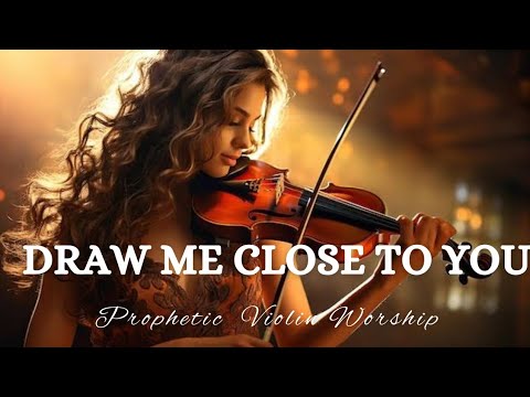 Prophetic Warfare Violin Instrumental Worship/DRAW ME CLOSE TO YOU 😭/Background Prayer Music
