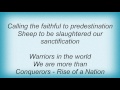 Rob Rock - Conquerors Hymn Lyrics