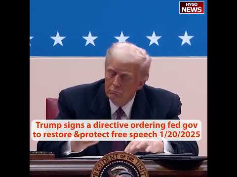 Trump signs all fed workers RETURN TO OFFICE, freeze hiring, merit-based hiring, free speech