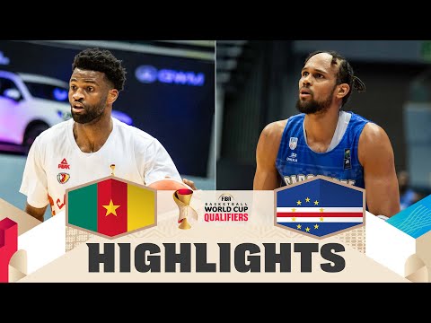 Cameroon 🇨🇲 v Cape Verde 🇨🇻 | Highlights | FIBA Basketball World Cup 2027 African Qualifiers