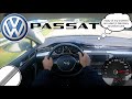 Volkswagen Passat Variant 1 6 TDI 2016 POV TOP SPEED DRIVE Autobahn MAX ACCELERATION NO SPEED LIMIT