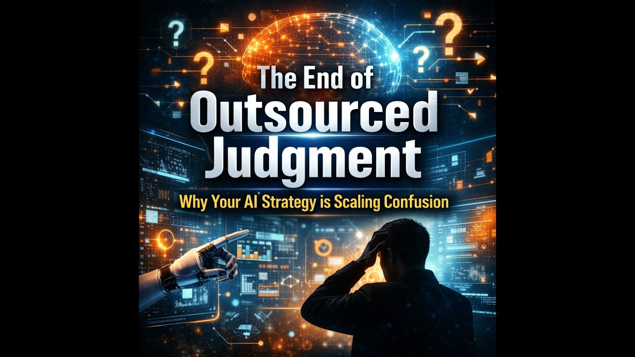 The End of Outsourced Judgment: Why Your AI Strategy is Scaling Confusion