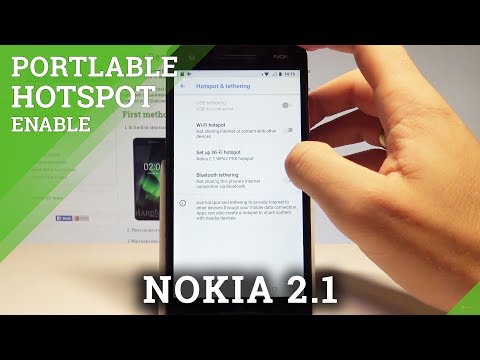 How to Enable Portable Hotspot on NOKIA 2.1 - Share Wi-Fi  |HardReset.Info