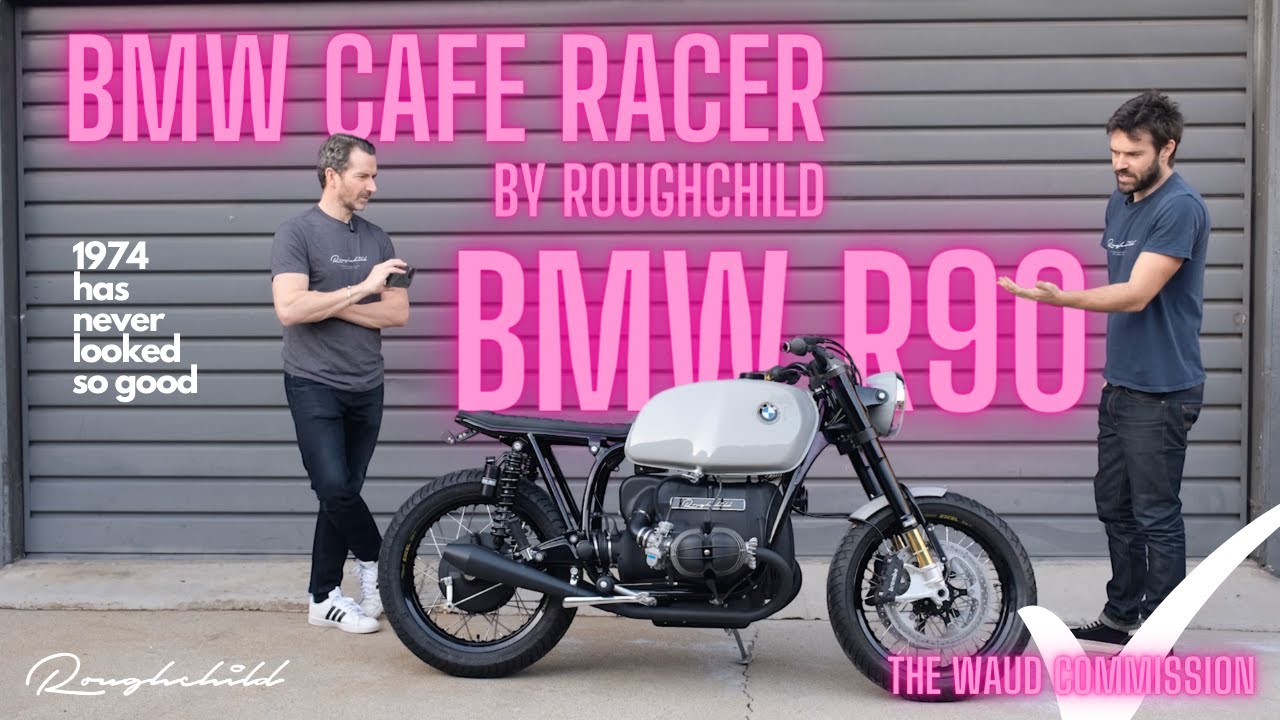 BMW R90/6: Fashion Grey Cafe Racer