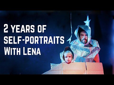 2 years of self-portraits with Lena