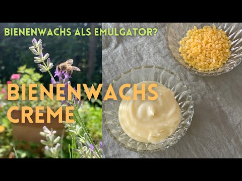 Bienenwachs-Creme selbst gemacht | Bienenwachs als Emulgator? | Körpercreme ganz natürlich