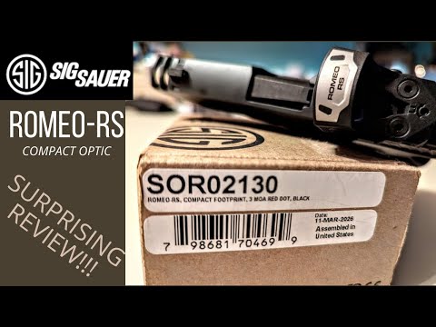 Best Enclosed Pistol Optic?  3, 6, Circle Dot - SIG Sauer Romeo X Enclosed Review