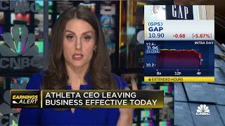 Gap misses on top and bottom lines, Athleta CEO leaves effective today
